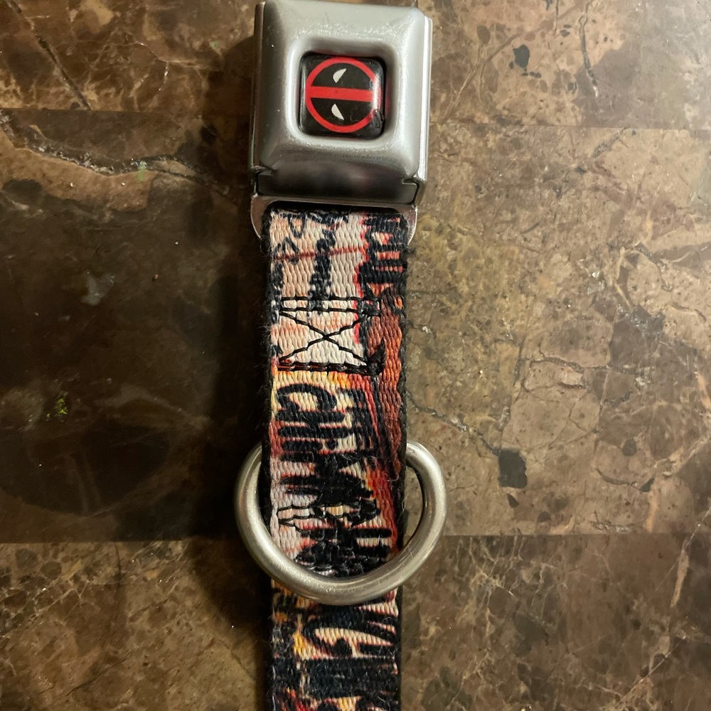 Deadpool/ Small Dog or Puppy sized collar